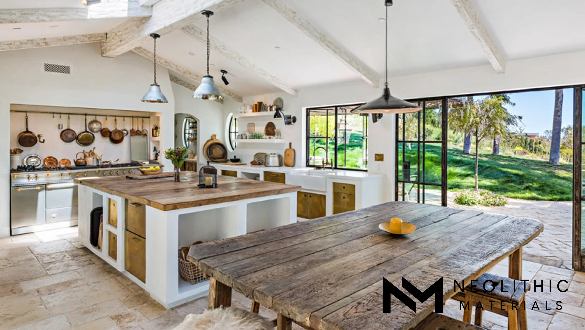 Antique Italian Limestone Flooring - Image 4